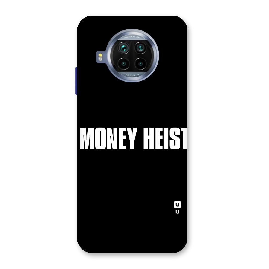 Money Heist Typography Back Case for Mi 10i
