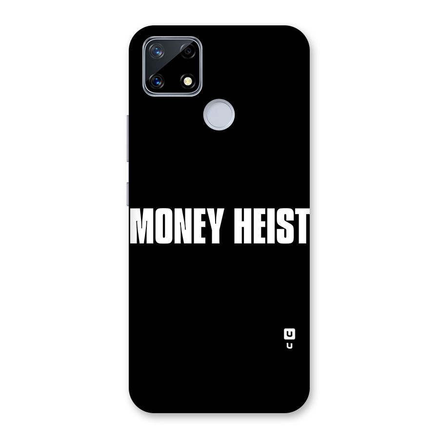 Money Heist Typography Back Case for Realme Narzo 20