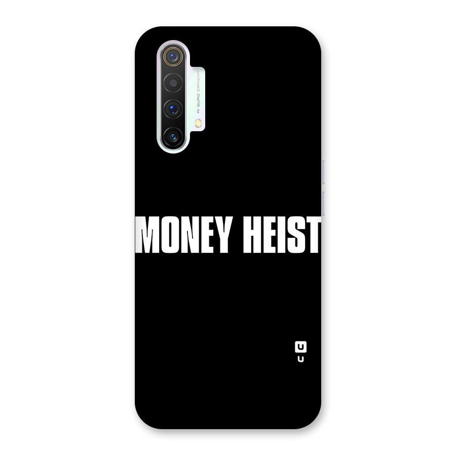 Money Heist Typography Back Case for Realme X3 SuperZoom