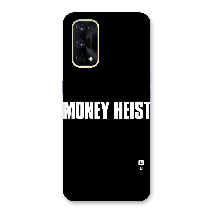Money Heist Typography Glass Back Case for Realme X7 Pro