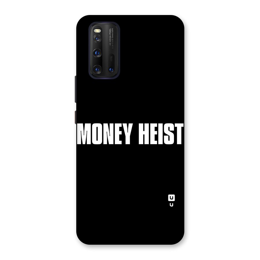 Money Heist Typography Back Case for Vivo iQOO 3