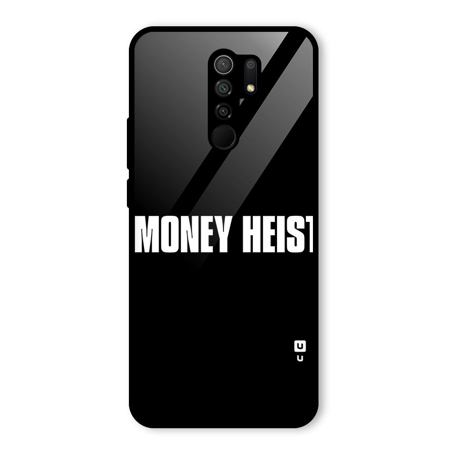 Money Heist Typography Glass Back Case for Poco M2