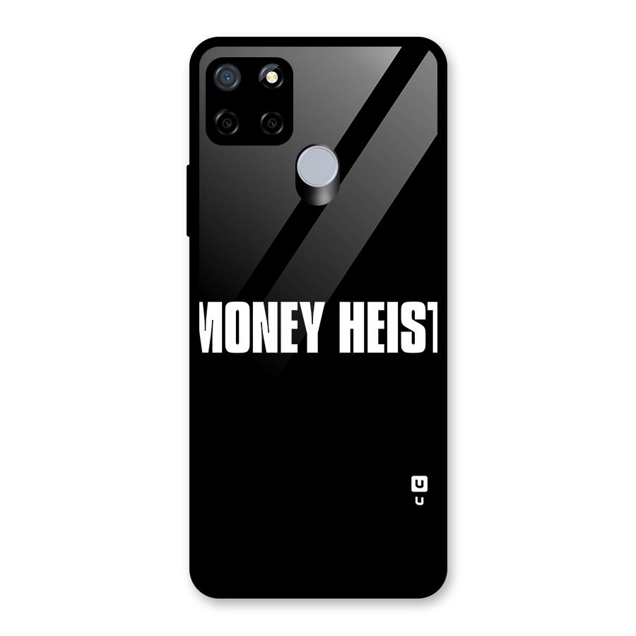 Money Heist Typography Glass Back Case for Realme C12