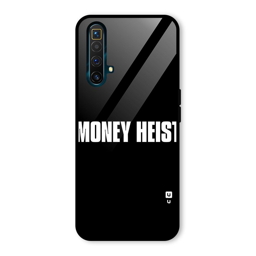 Money Heist Typography Glass Back Case for Realme X3