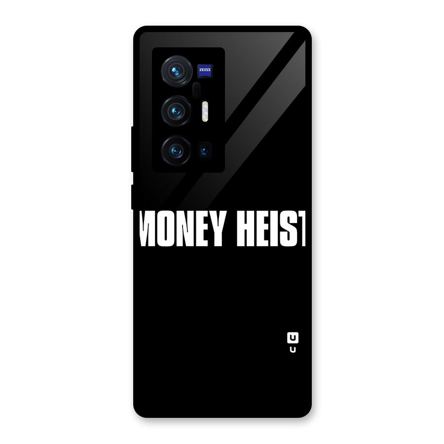 Money Heist Typography Glass Back Case for Vivo X70 Pro Plus