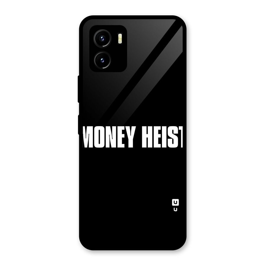 Money Heist Typography Glass Back Case for Vivo Y15s