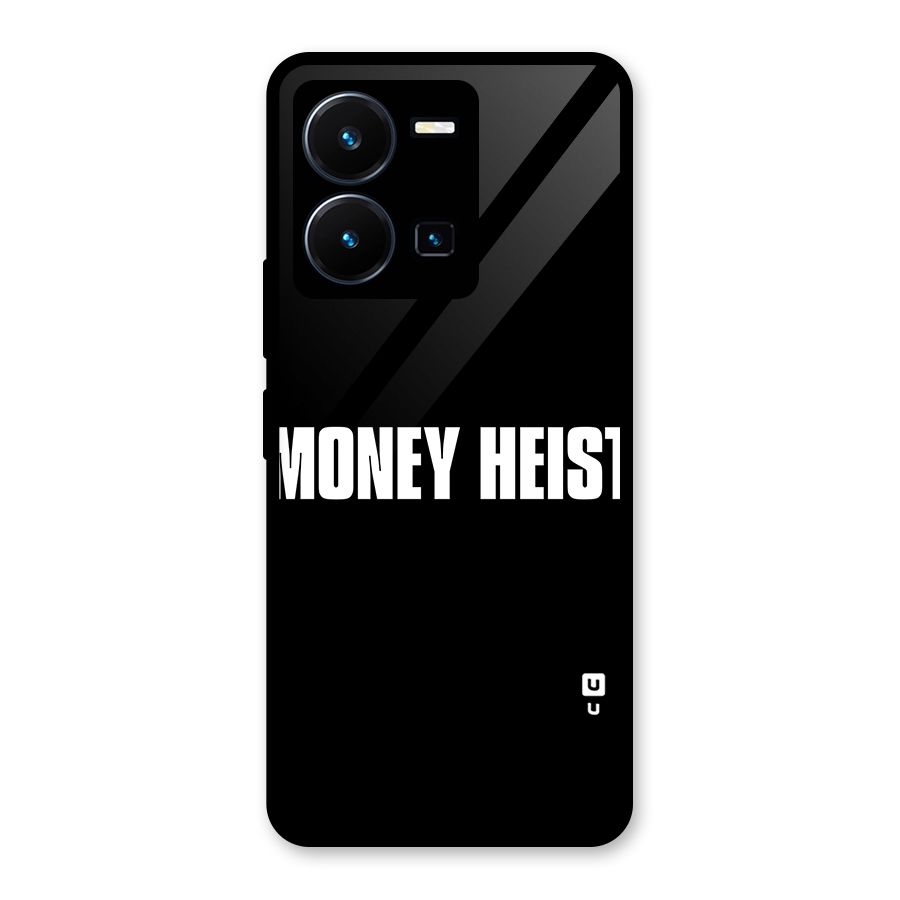 Money Heist Typography Glass Back Case for Vivo Y35