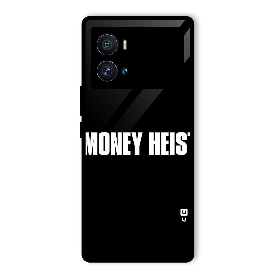 Money Heist Typography Glass Back Case for Vivo iQOO 9 Pro