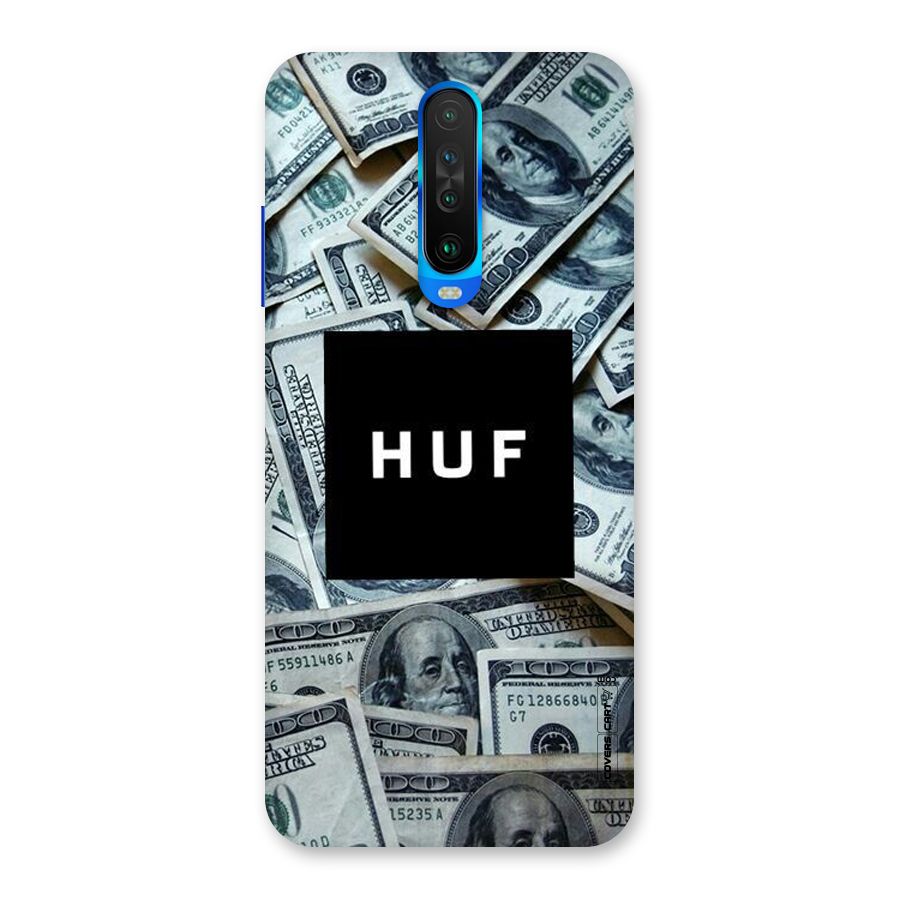 Money Life Back Case for Poco X2