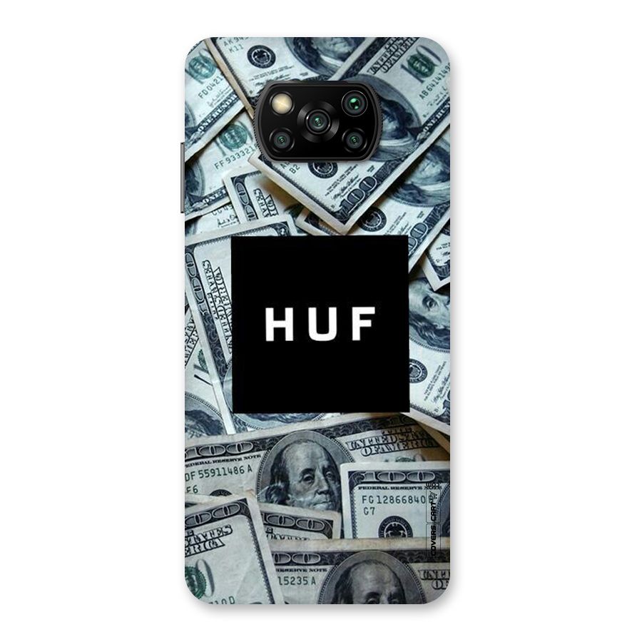 Money Life Back Case for Poco X3