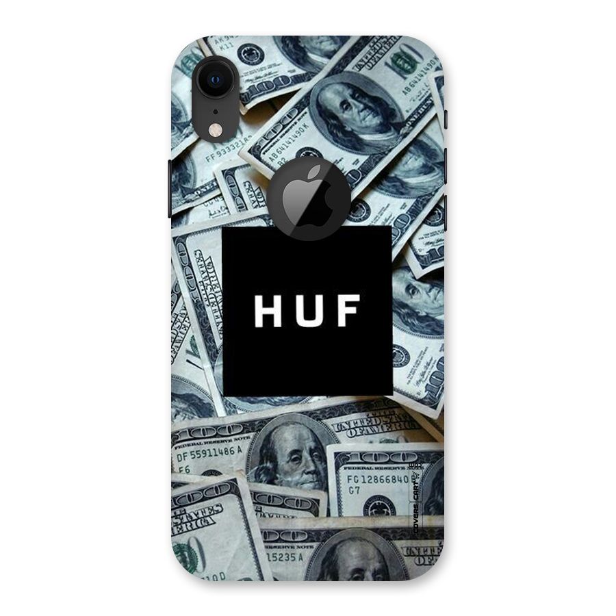 Money Life Back Case for iPhone XR Logo Cut