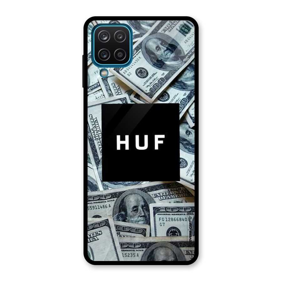 Money Life Glass Back Case for Galaxy A12