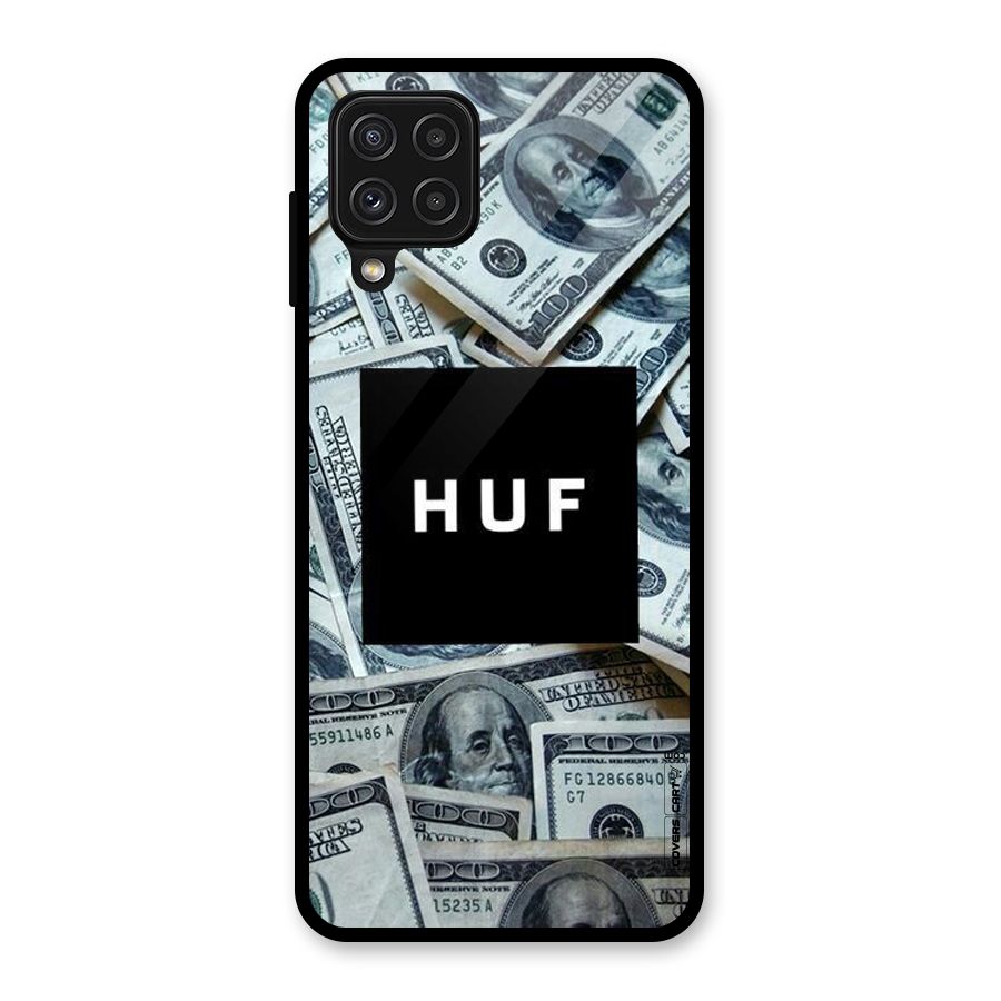 Money Life Glass Back Case for Galaxy A22 4G