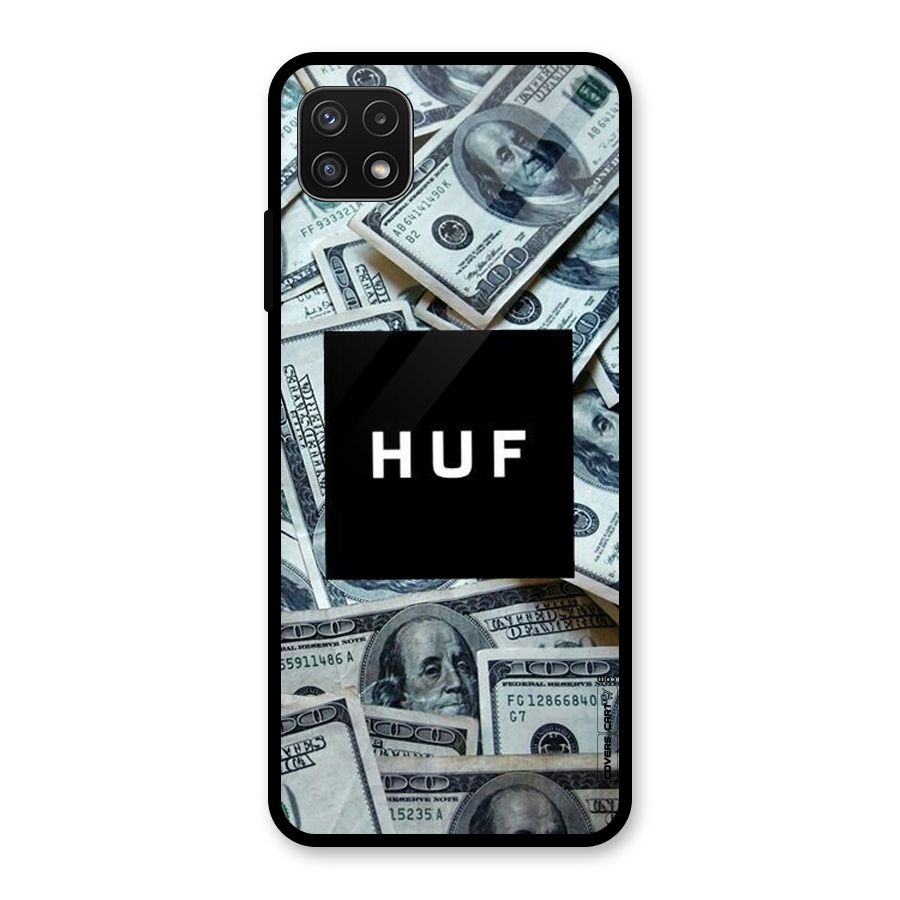 Money Life Glass Back Case for Galaxy A22 5G