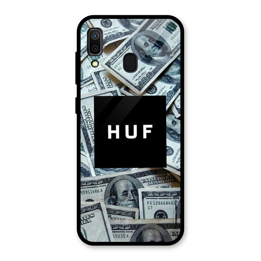 Money Life Glass Back Case for Galaxy A30