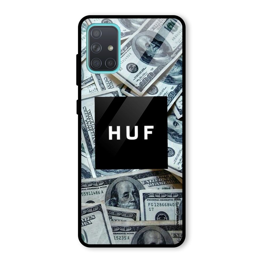 Money Life Glass Back Case for Galaxy A71