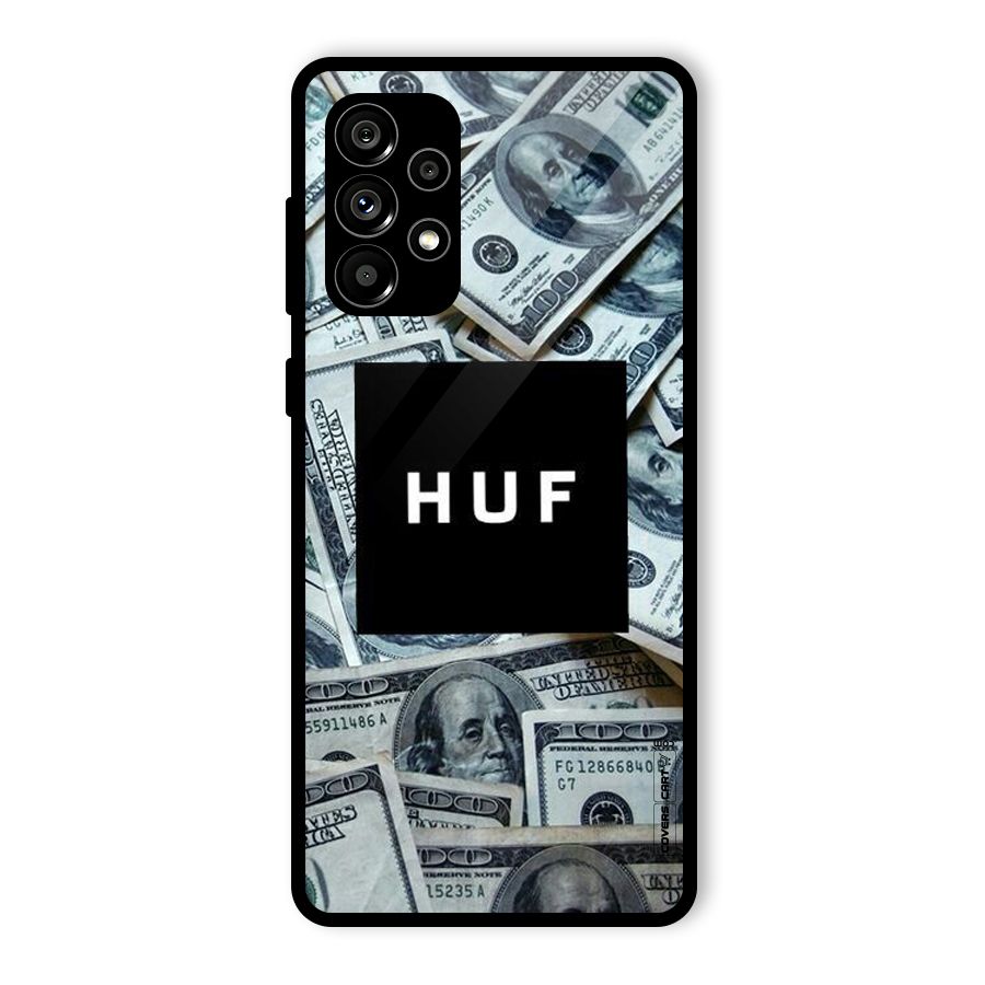 Money Life Glass Back Case for Galaxy A73 5G