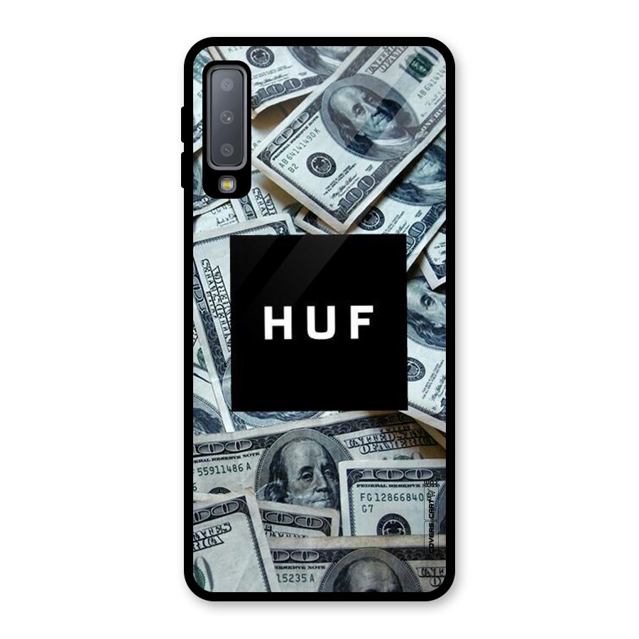 Money Life Glass Back Case for Galaxy A7 (2018)