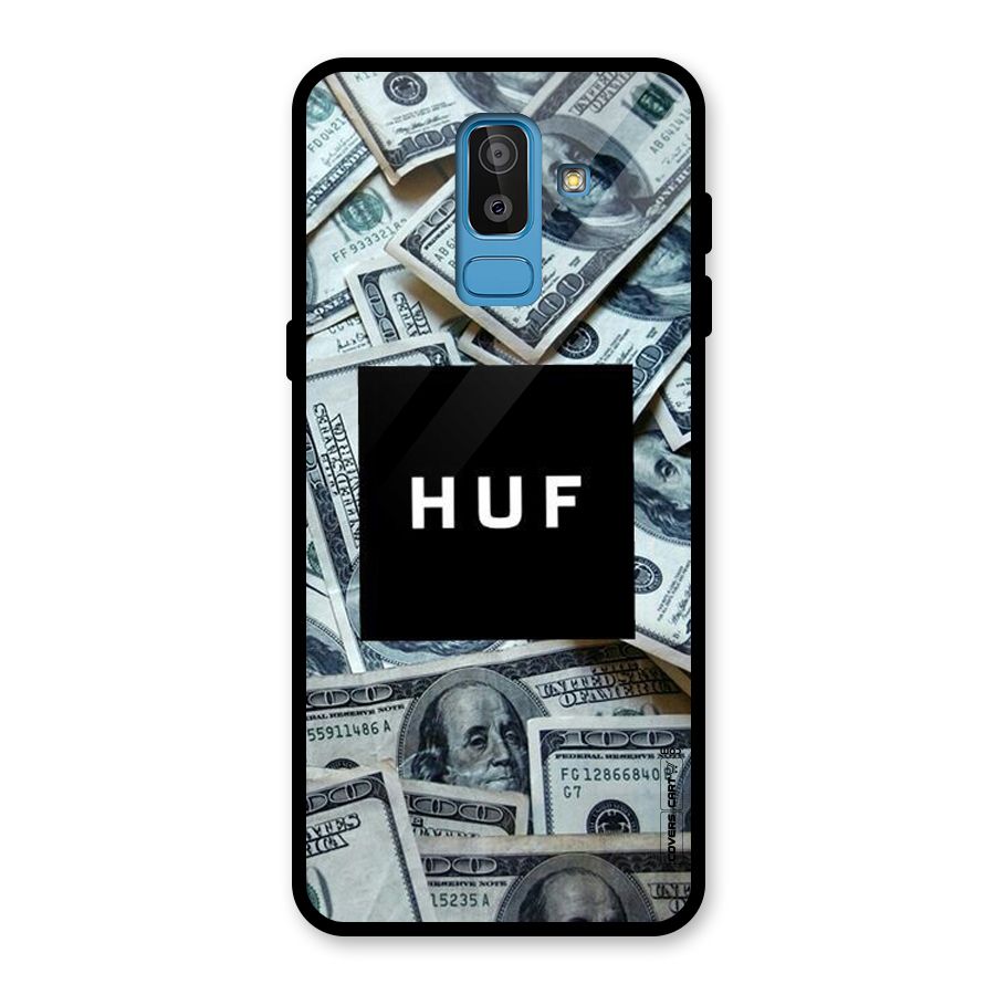 Money Life Glass Back Case for Galaxy J8