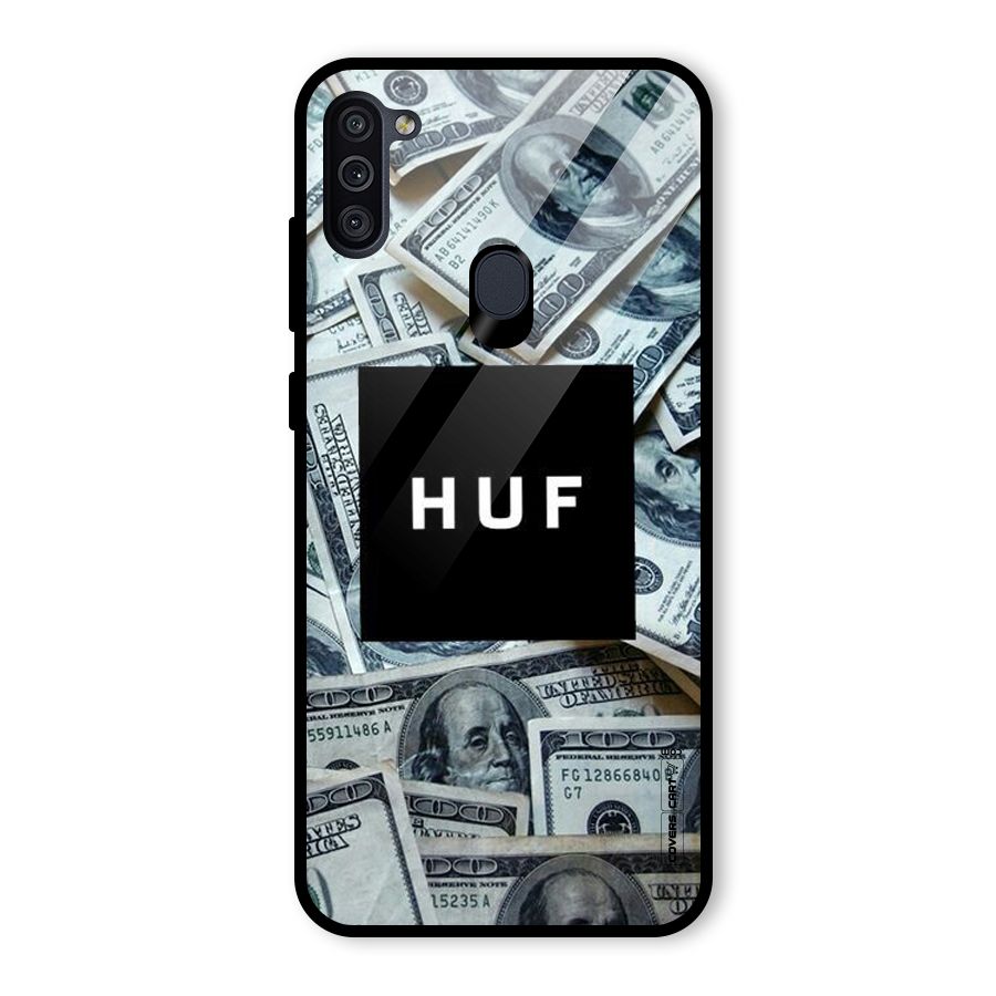 Money Life Glass Back Case for Galaxy M11