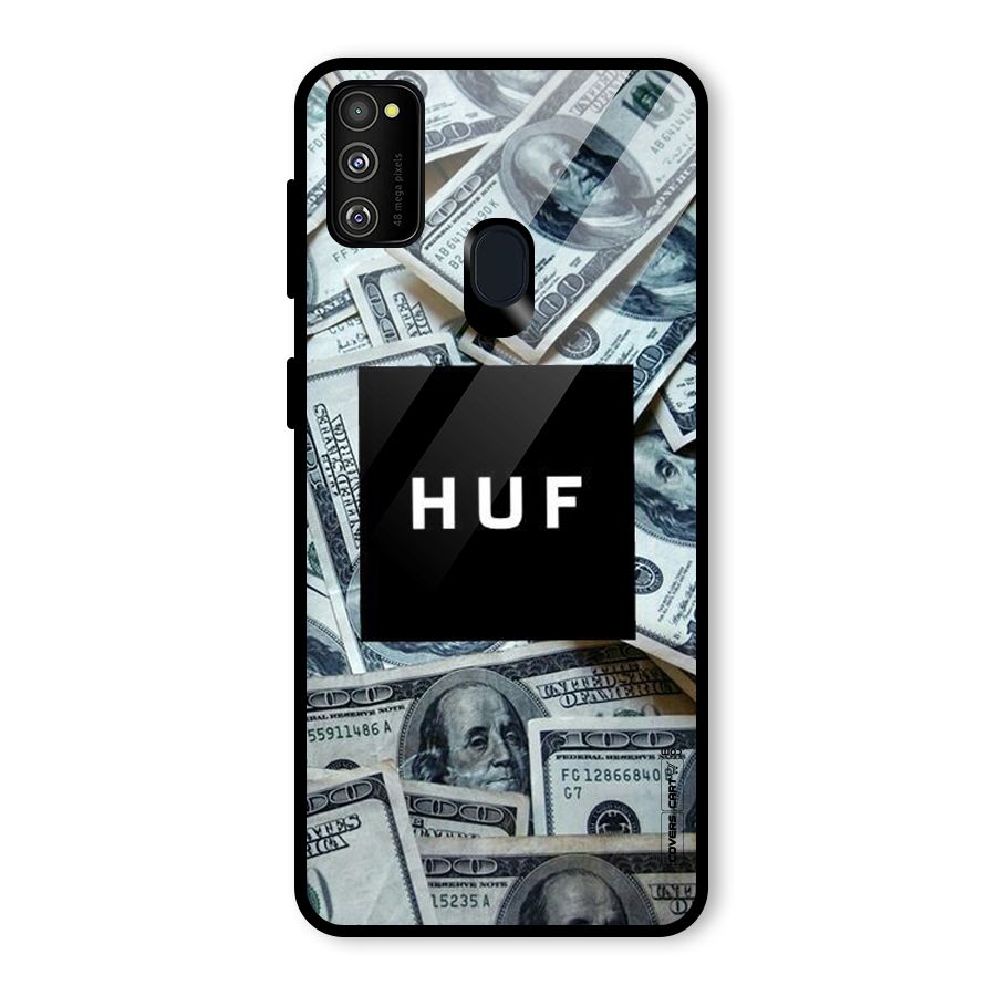 Money Life Glass Back Case for Galaxy M30s