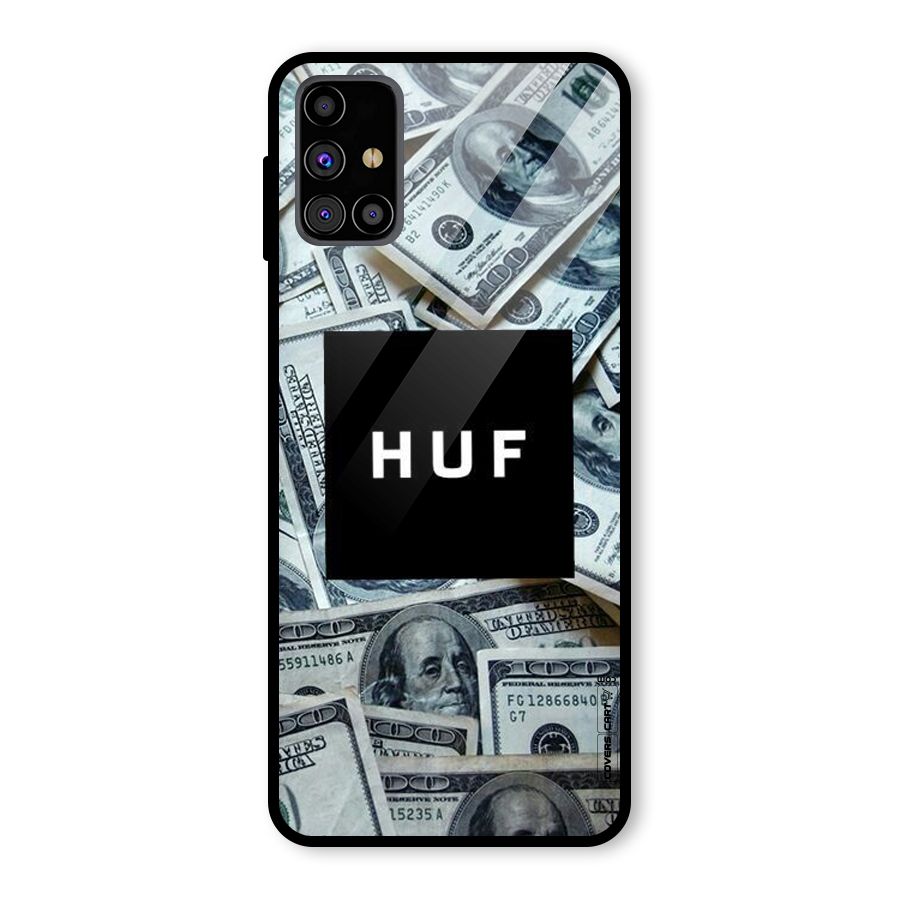 Money Life Glass Back Case for Galaxy M31s