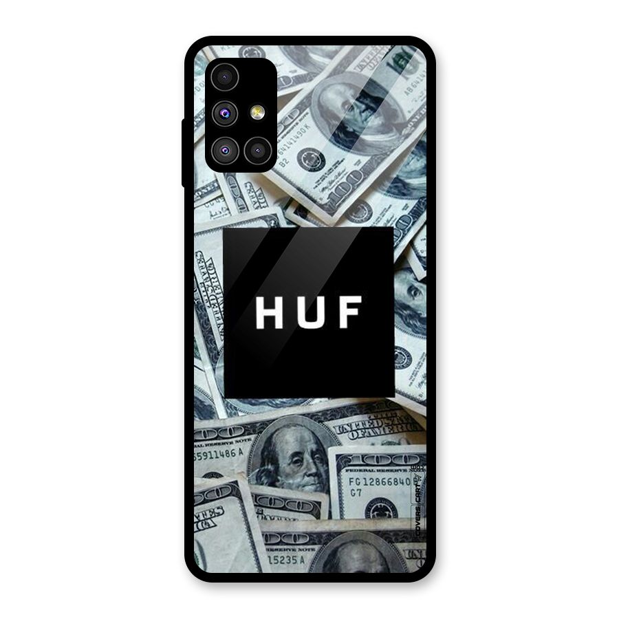 Money Life Glass Back Case for Galaxy M51