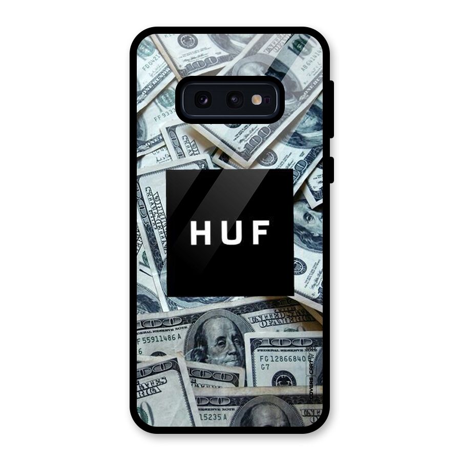 Money Life Glass Back Case for Galaxy S10e