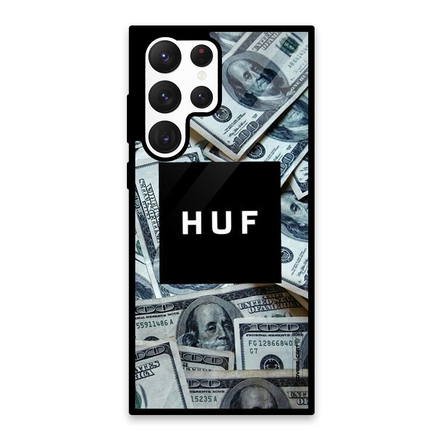 Money Life Glass Back Case for Galaxy S22 Ultra 5G