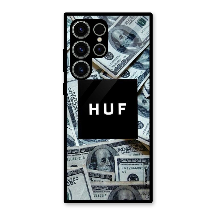 Money Life Glass Back Case for Galaxy S23 Ultra