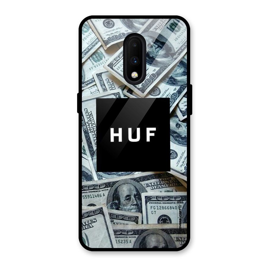 Money Life Glass Back Case for OnePlus 7