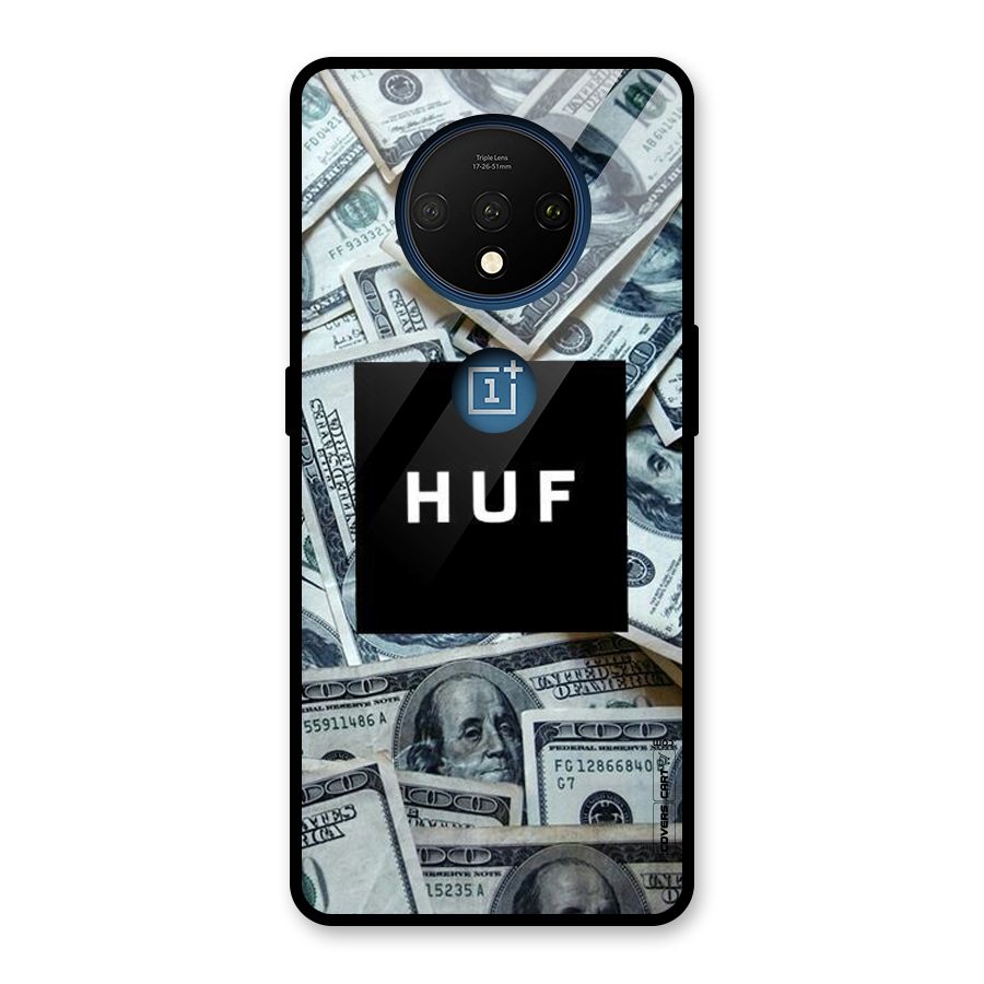 Money Life Glass Back Case for OnePlus 7T