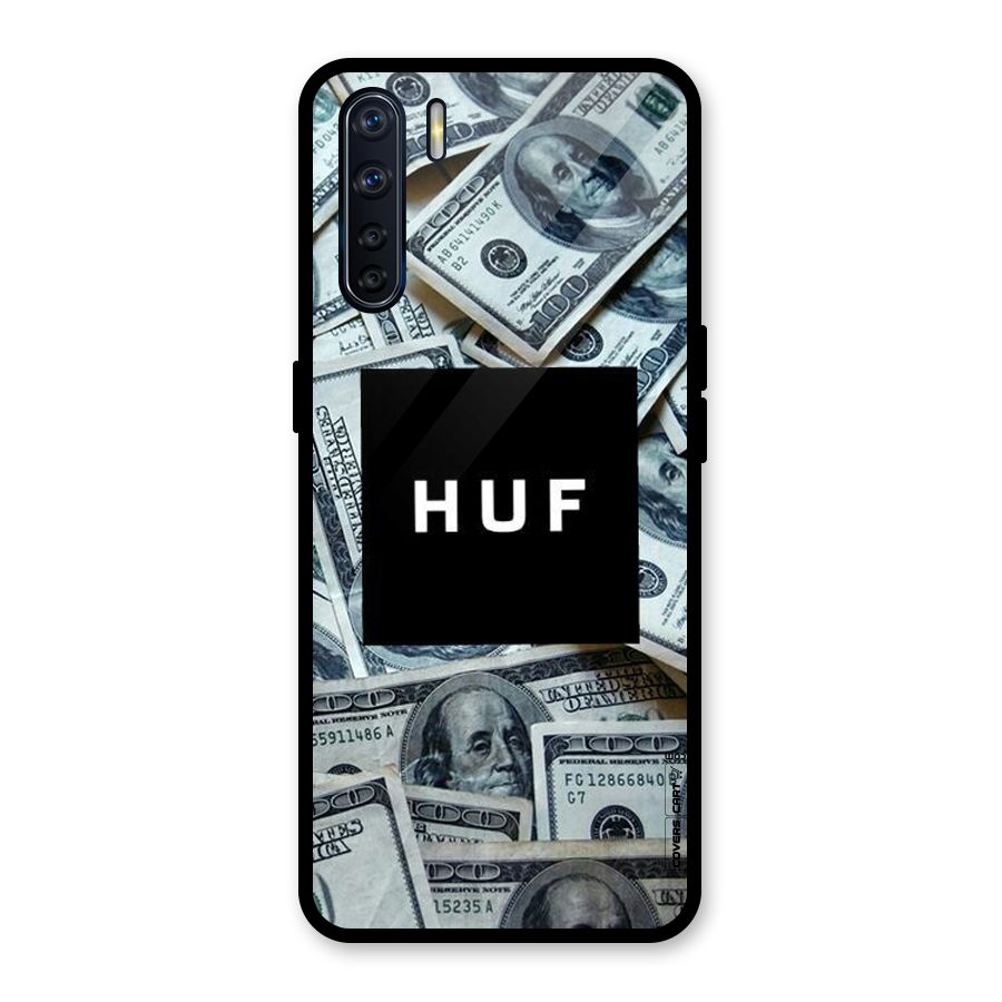 Money Life Glass Back Case for Oppo F15