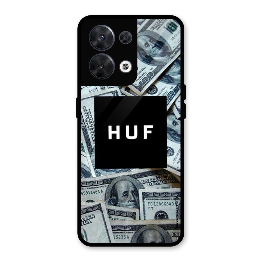 Money Life Glass Back Case for Oppo Reno8 5G