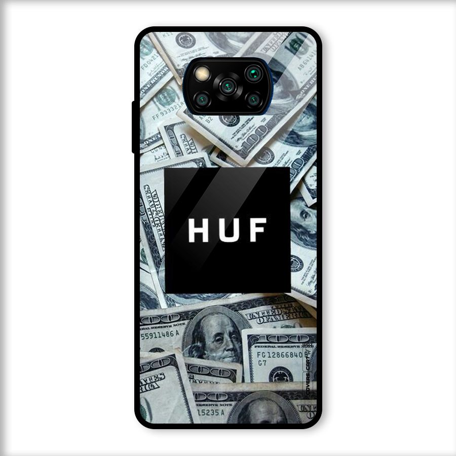 Money Life Glass Back Case for Poco X3