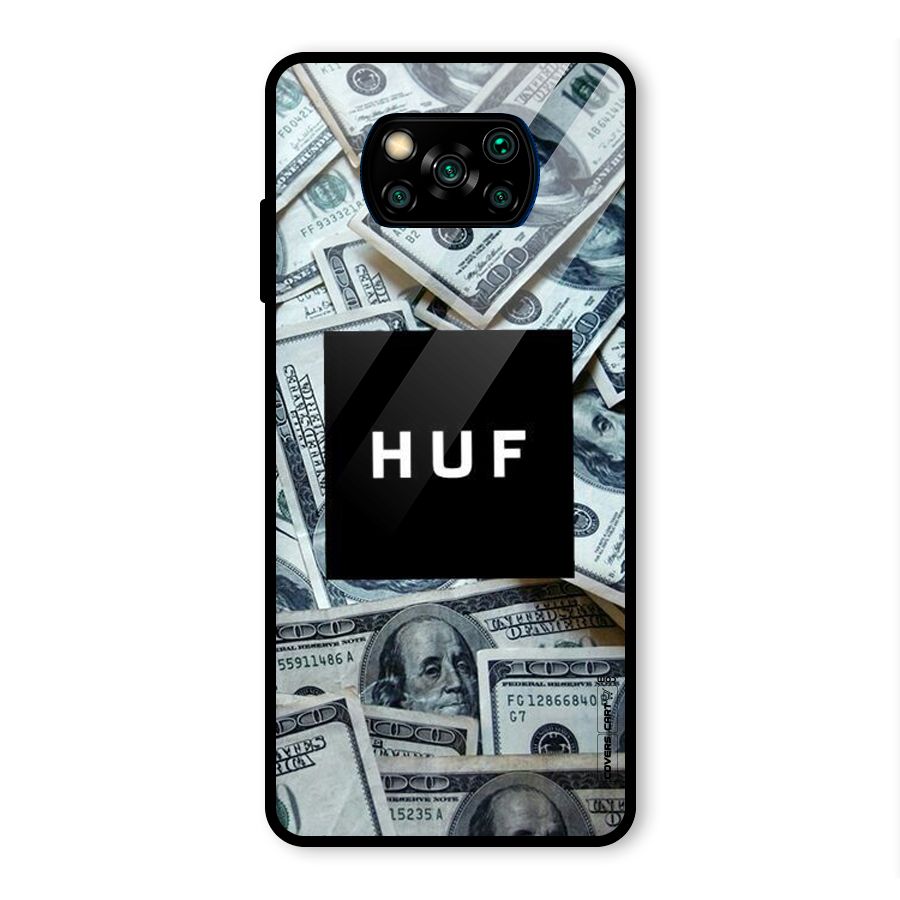 Money Life Glass Back Case for Poco X3 Pro