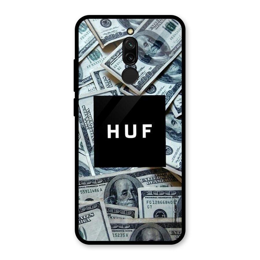 Money Life Glass Back Case for Redmi 8