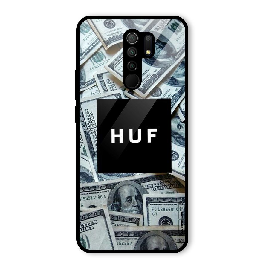 Money Life Glass Back Case for Redmi 9 Prime