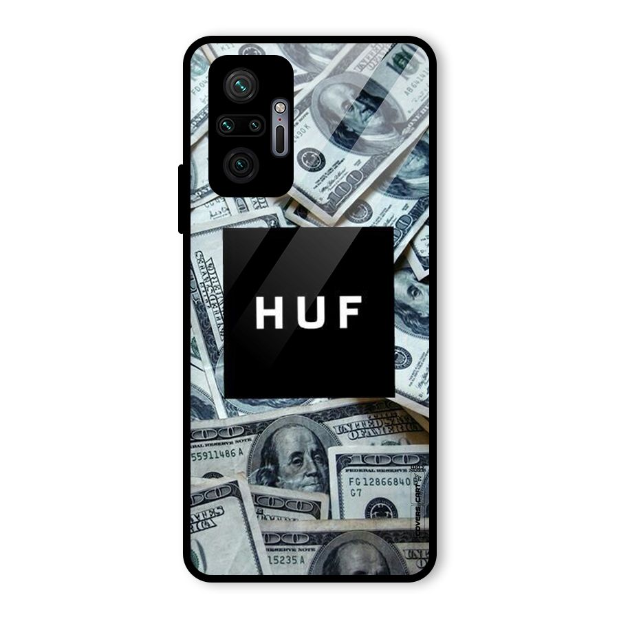 Money Life Glass Back Case for Redmi Note 10 Pro Max
