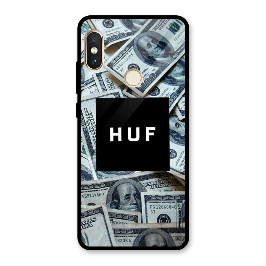 Money Life Glass Back Case for Redmi Note 5 Pro