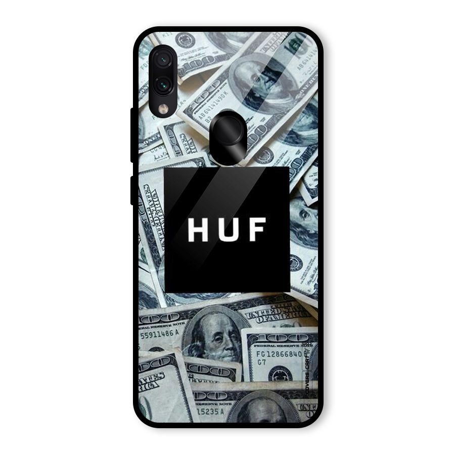 Money Life Glass Back Case for Redmi Note 7 Pro