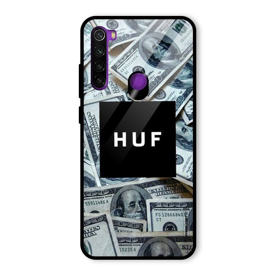 Money Life Glass Back Case for Redmi Note 8