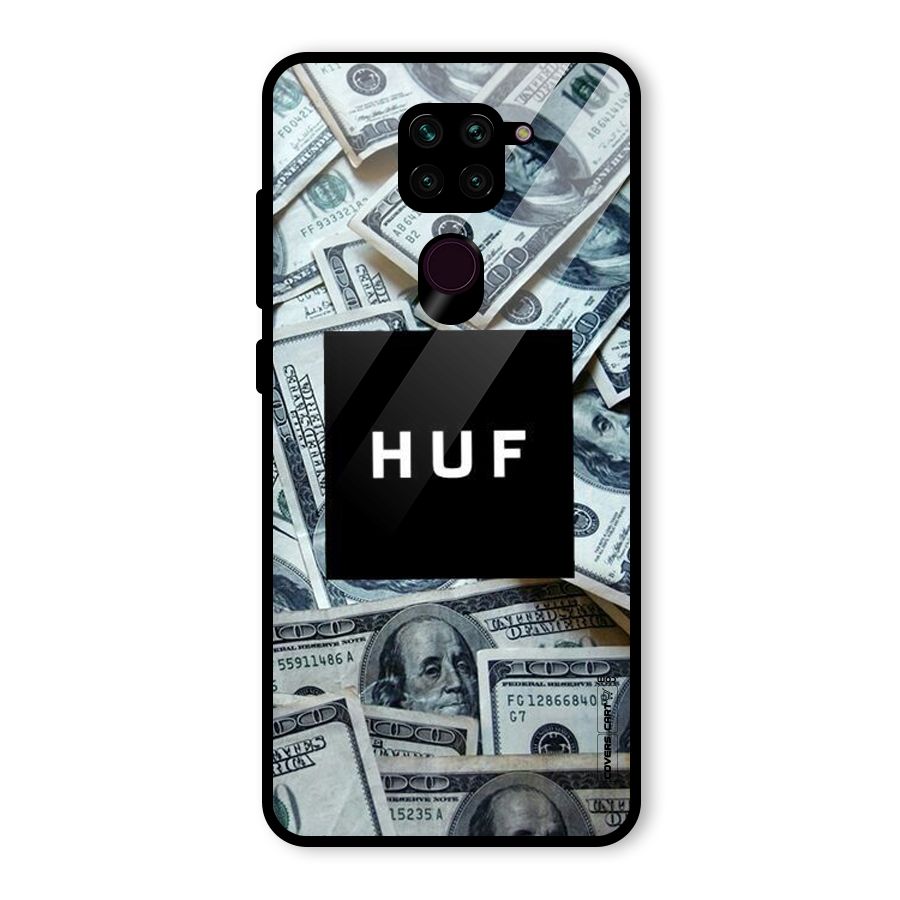 Money Life Glass Back Case for Redmi Note 9
