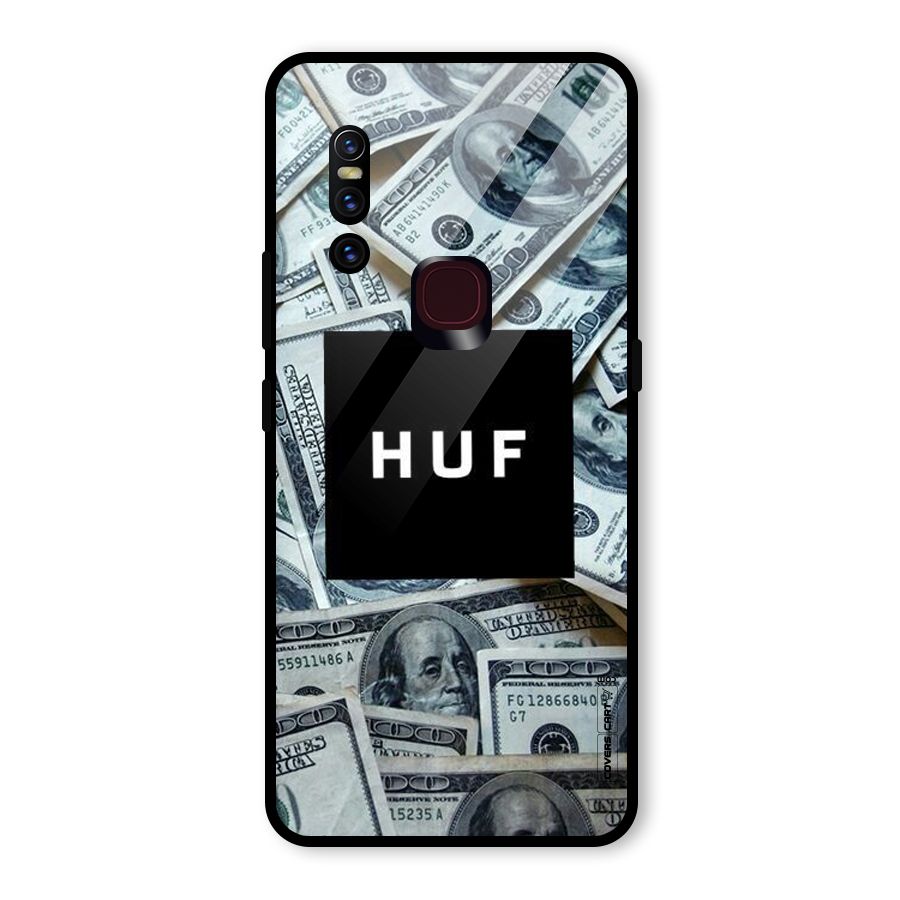 Money Life Glass Back Case for Vivo V15