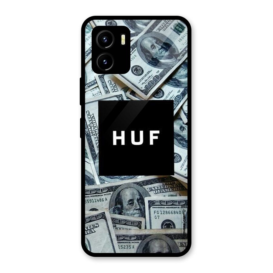 Money Life Glass Back Case for Vivo Y15s