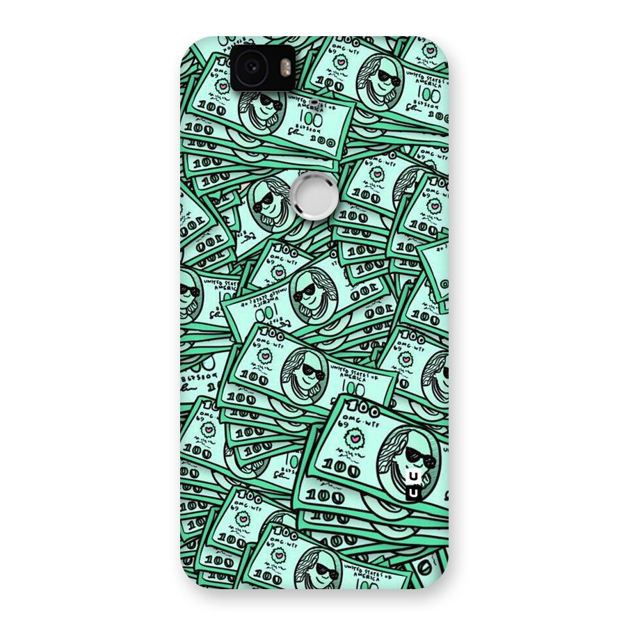 Money Swag Back Case for Google Nexus-6P