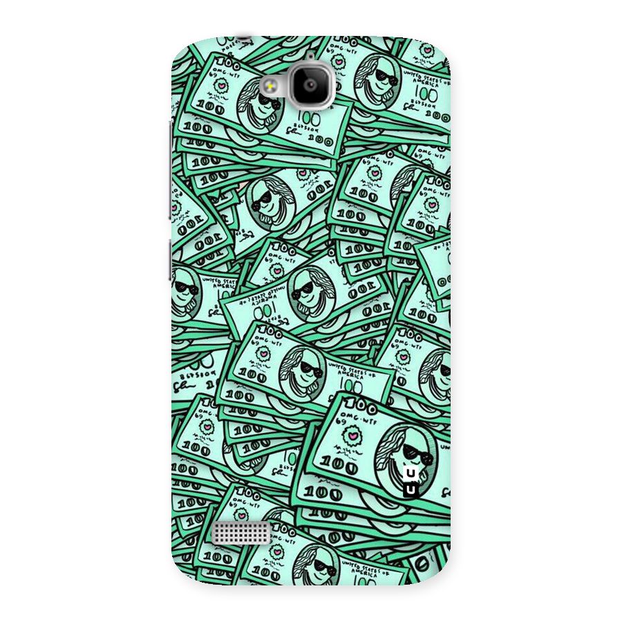 Money Swag Back Case for Honor Holly
