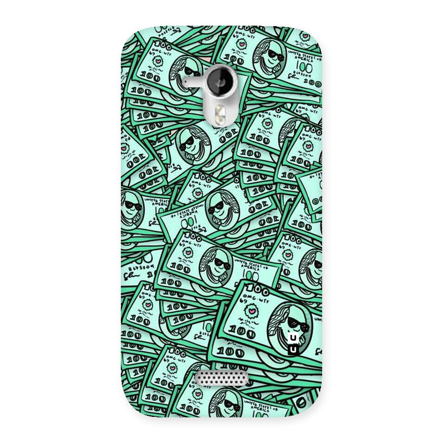 Money Swag Back Case for Micromax Canvas HD A116