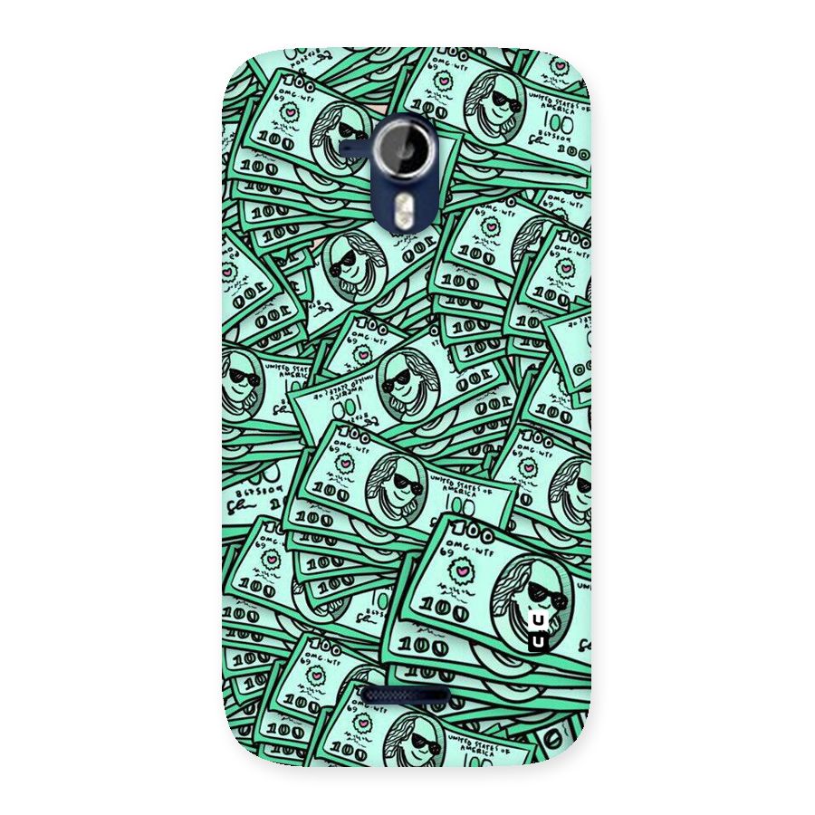 Money Swag Back Case for Micromax Canvas Magnus A117
