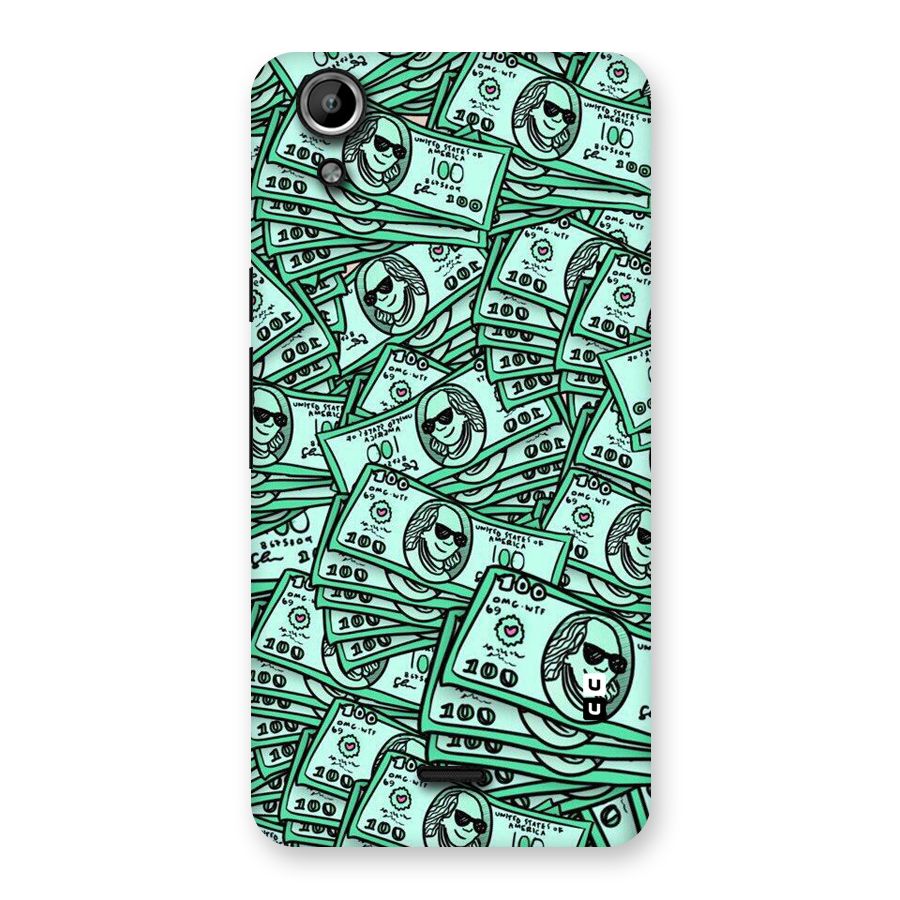 Money Swag Back Case for Micromax Canvas Selfie Lens Q345